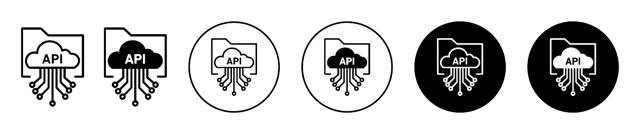 Api Icon vector
