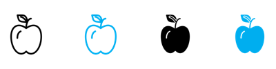 Apple Icon vector