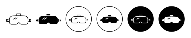 Ar Headset Icon vector
