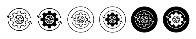 Autonomous Control Icon vector