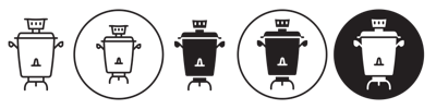 Azerbaijan Tea Samovar Icon vector