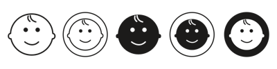 Baby Icon vector