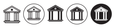 Bank Icon vector