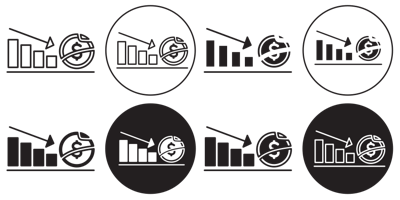 Bankruptcy Icon vector