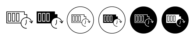 Battery Life Icon vector