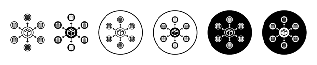 Big Data Icon vector
