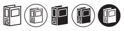 Binder Icon vector