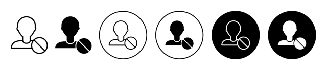 Blacklist Icon vector