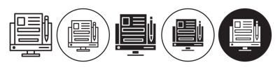 Blog Icon vector