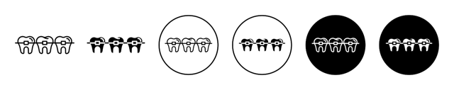 Braces Icon vector