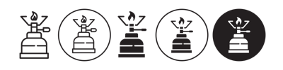 Camping Gas Icon vector