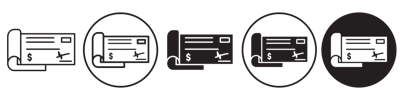 Checkbook Icon vector