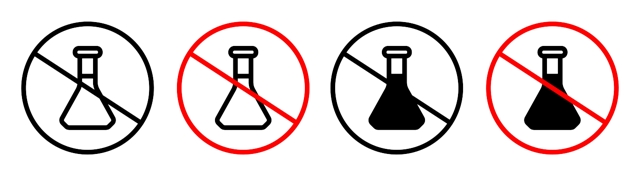 Chemical Free Icon vector