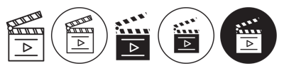Clapboard Icon vector