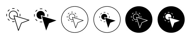 Click Icon vector
