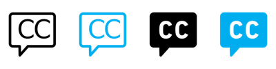 Closed Caption Icon vector