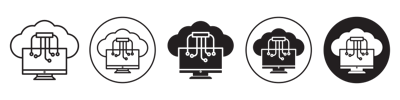 Cloud Computing Icon vector