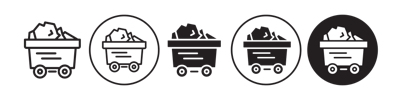 Coal Icon vector