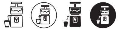 Cold Press Juicer vector