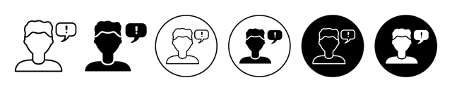 Complaint Icon vector