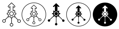 Consolidation Icon vector