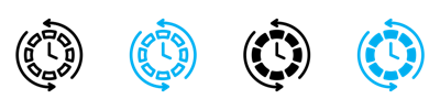 Course Of Time Icon vector