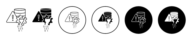 Data Loss Icon vector