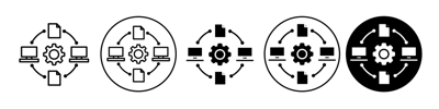 Data Share Icon vector