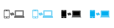 Data Transfer Icon vector