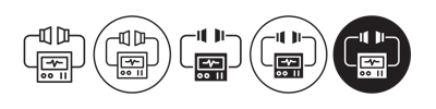Defibrillator Icon vector