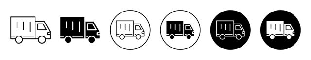 Delivery Truck Icon vector