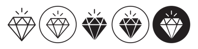 Diamond Icon vector