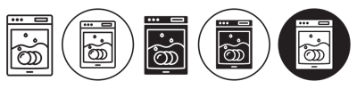 Dish Washer Icon vector