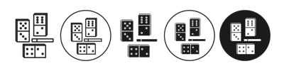 Domino Icon vector