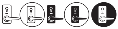 Door Handle Icon vector