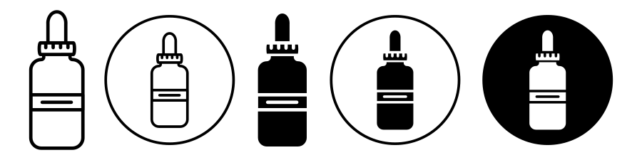 Dropper Bottle Icon SVG