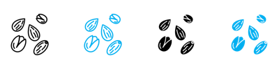 Dry Fruit Icon vector