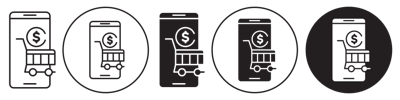 E Commerce Icon vector