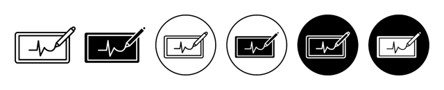 Electronic Signature Icon vector