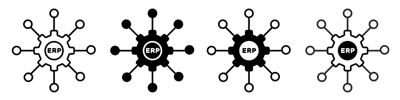 Erp System Icon vector