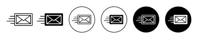 Express Mail Icon vector