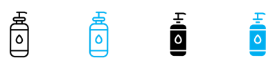 Face Cleanser Icon vector