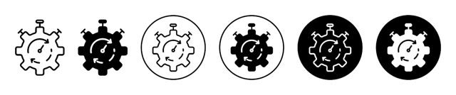 Fast Processing Icon vector
