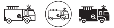 Fire Truck Icon vector