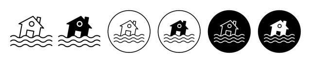 Flood Icon vector