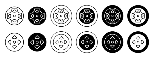 Game Controller Arrows Icon vector