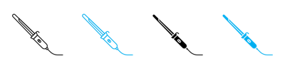 Hair Curler Icon vector