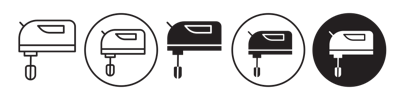 Hand Mixer Icon vector
