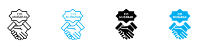 Handshaking Icon vector