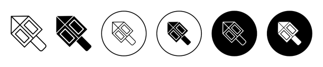 Hanukkah Dreidel Outline Icon vector